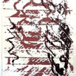 Josh Smith & Sophie von Hellermann Fish Face Monoprint