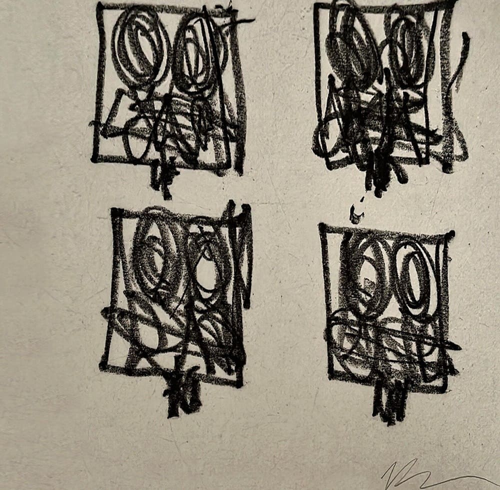 Untitled (Anxious Man), 2023.