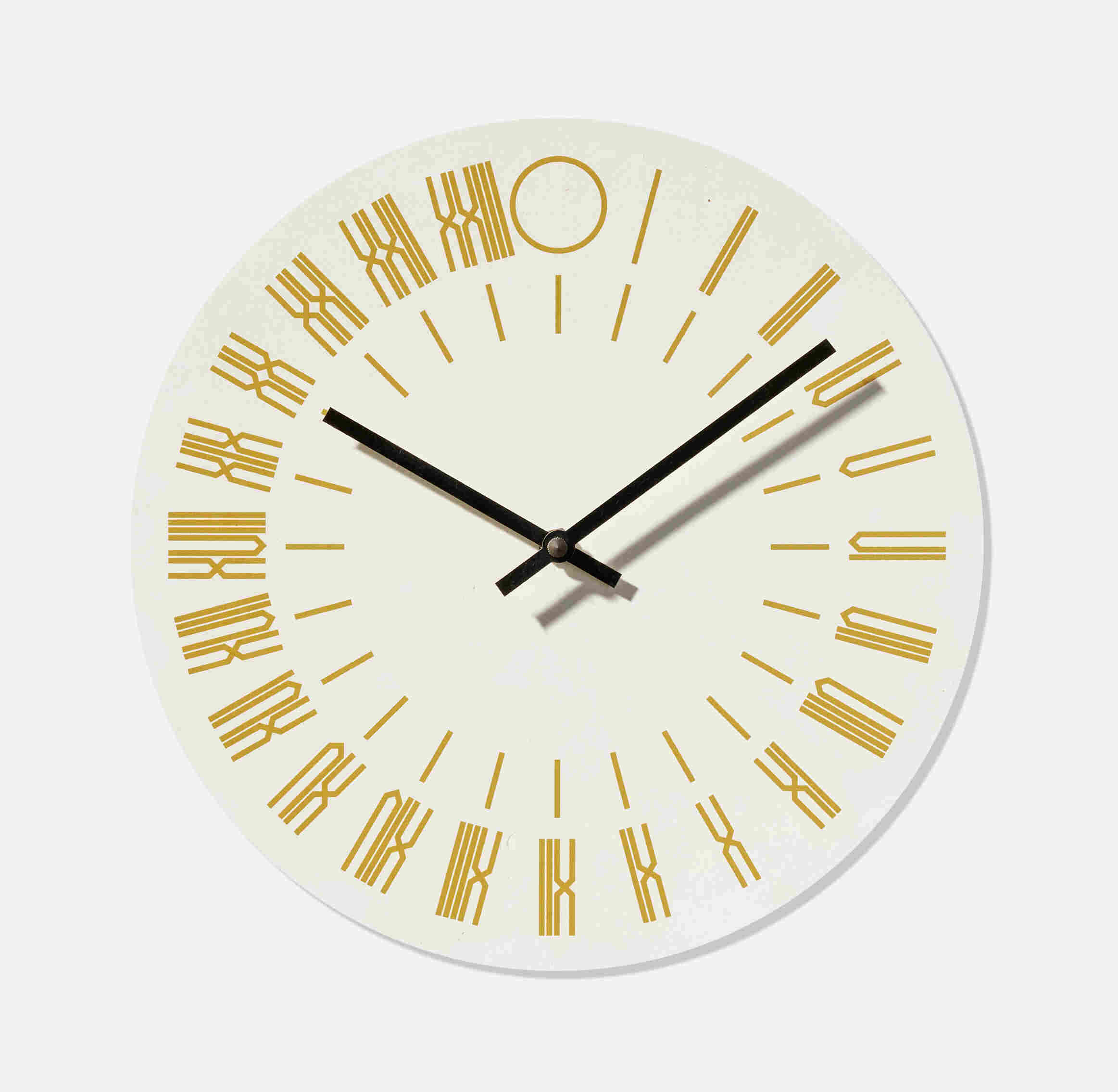 24-hour wall clock, 2013