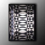 Image virtuel par déplacement du spectateur, Julio Le Parc