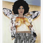 Mickalene Thomas. Portrait of Maya #10, 2024